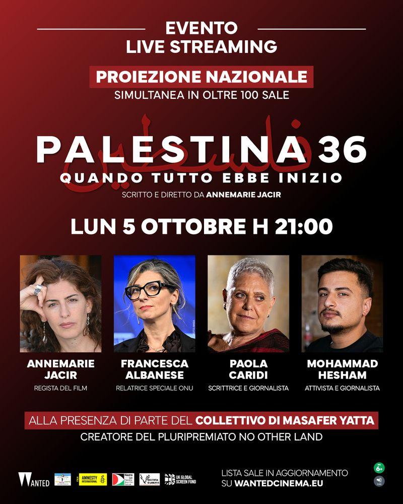 PALESTINA 36 QUANDO TUTTO EBBE INIZIO