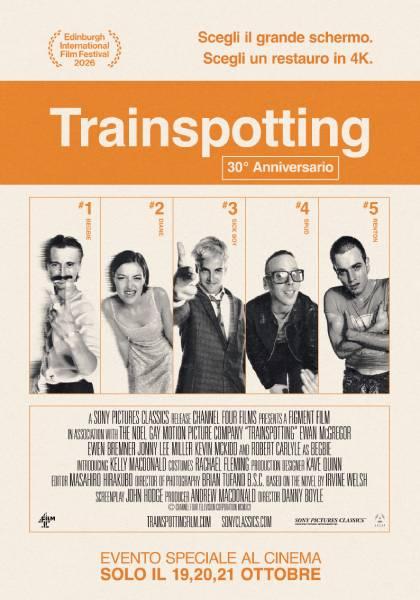 TRAINSPOTTING versione restaurata in 4K
